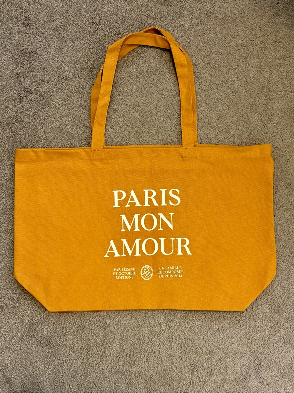 SÉZANE PARIS MON AMOUR Tote Bag 100% Cotton
